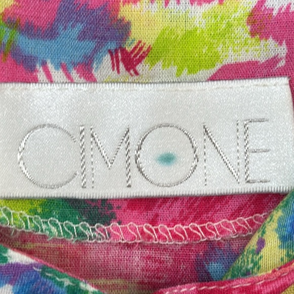 Cimone Colorful Button Down Blouse. Large? - Picture 7 of 8